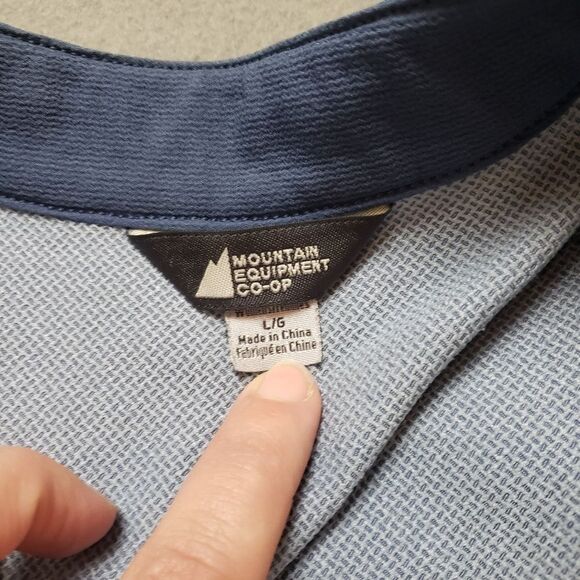 MEC Mountain Co-op Equipment Casual lightweight outdoor  Jacket Sz L - Picture 9 of 12